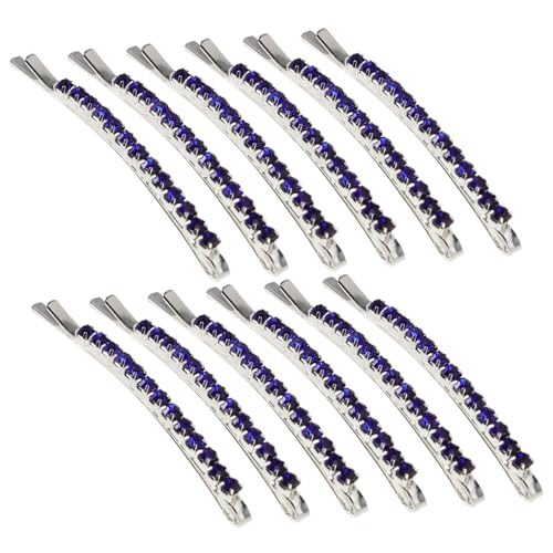 BESTYASH 12stücke Haarklammern Mit Strass Elegante Metall-haarclips Für Damen Dekorative Haarschmuck Für Partys Und Besondere Anlässe Stilvolle Accessoires von BESTYASH