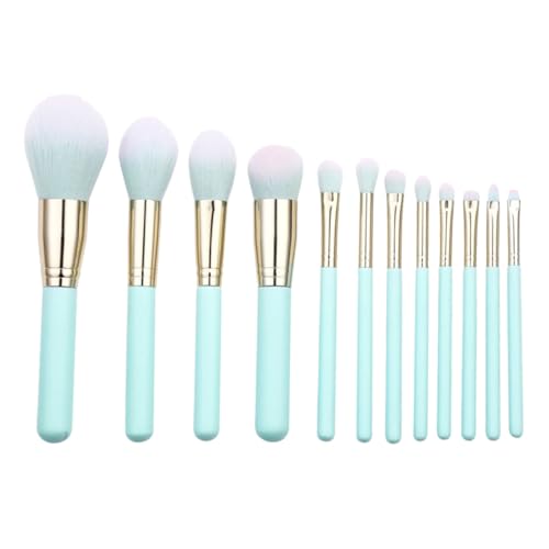 BESTYASH 12stücke Professionelles Make-up-pinsel-set Mit Holzgriff Und Nylonborsten Für Damen Kosmetikpinsel-set Für Puder Und Make-up-anwendung von BESTYASH