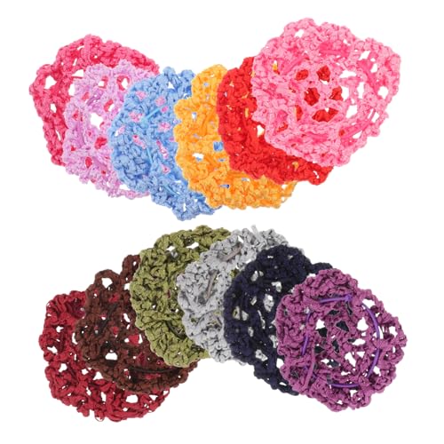 BESTYASH 12stücke Teiliges Haarnetz Für Damen Unsichtbare Duttabdeckungen Für Tanz Ballett Und Besondere Anlässe Langlebig Und Haarschonend Für Pflegerinnen Und Tänzerinnen von BESTYASH