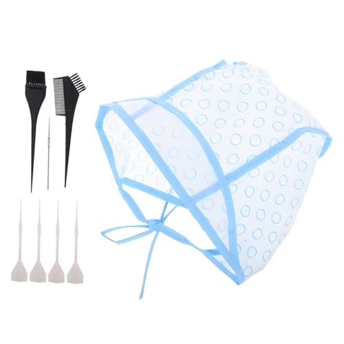 BESTYASH 12stücke Verstellbare Haarfärbekappen Mit Löchern Highlighting Salon Und Heimgebrauch Inklusive Häkelnadel Für Kreative Strähnchen Und Individuelles Färben von BESTYASH