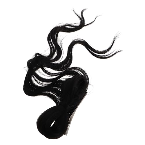 BESTYASH 14 Perücke Zopf Schwarze Pferdeschwanzverlängerung Clip-in-extensions Für Frauen Gefälschter Haarknoten Verlängerungen Für Frauen Erweiterungen Hochtemperaturdraht Black von BESTYASH