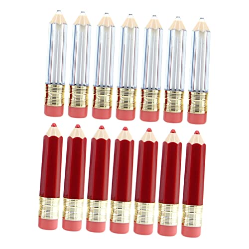 BESTYASH 14stücke Leere Lip Gloss Tube Bleistift Form Lip Glazes Tube Plastikflaschen Für Diy Lippenstift Lippenöl Lippenbalsam Und Mehr Nachfüllbar Kosmetiktube von BESTYASH