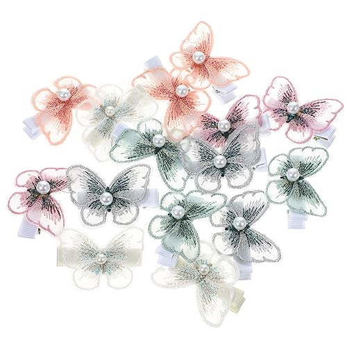 BESTYASH 15 Stck. Teiliges Dekorative Haarklammern Schmetterling für Damen Leichte Langlebige Haarspangen und Haarschmuck von BESTYASH