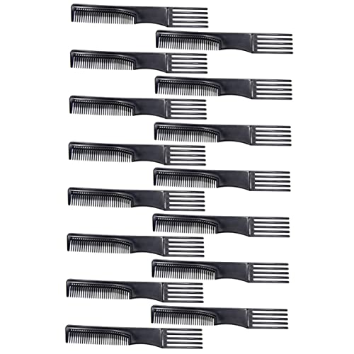 BESTYASH 15 Stück Haarkamm Doppelseitige Haarkämme Für Männer Und Frauen Tragbare Friseurkämme Stylingkamm Für Haartypen Geeignet Für Friseursalons Und Persönlichen Gebrauch von BESTYASH