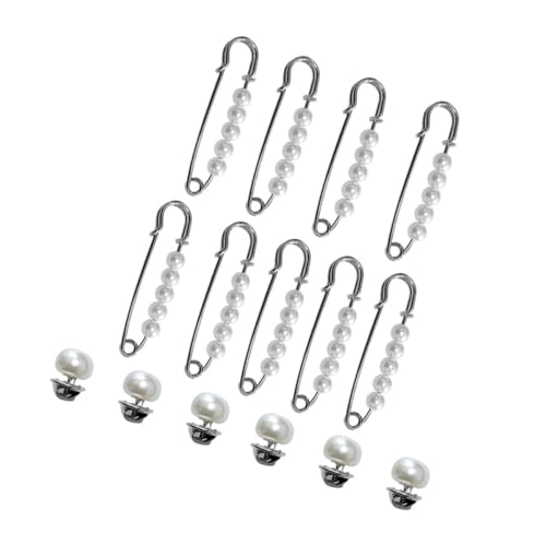 BESTYASH 15 Stück Teiliges Delikate Sicherheitsnadeln für Kleidung Kleine Broschen mit Feinem Verschluss zum Verkleinern von Ausschnitten Kreatives Cardigan accessoire für Damen und von BESTYASH