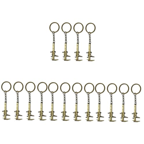 BESTYASH 16stücke Teiliges Vernier Kaliber Schlüsselanhänger Tragbarer Vintage Schlüsselanhänger Aus Praktisches Und Dekoratives Messwerkzeug Für Unterwegs Kompaktes Design Für Jede von BESTYASH