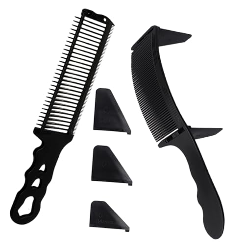 BESTYASH Kunststoffkämme Für Männer-haarstyling Inklusive Scheitelkämme Und Friseurkämme Ergonomisches Design Für Professionelle Positionierung Und Einfache Handhabung von BESTYASH