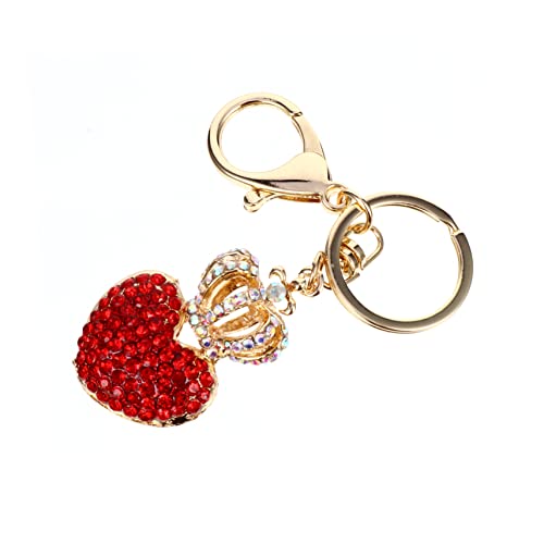 BESTYASH 1Stk Schlüsselanhänger ABC wickeltasche säckchen rucksacksauger muttertagsgeschenke Bag Reize Handtaschen-Accessoires-Charms Schlüsselringhalter Schlüsselhalter Zinklegierung rot von BESTYASH