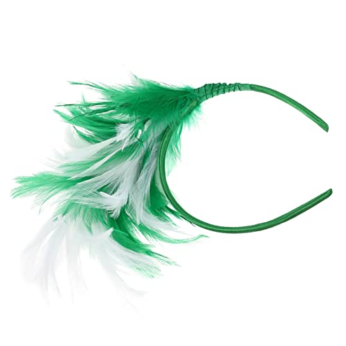 BESTYASH 1Stück Federn Stirnband Damenkopfbedeckung Leicht für Partys Cosplay Karneval Haarband von BESTYASH