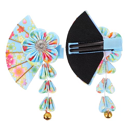 BESTYASH 1paar Dekorative Damen Haarnadeln Mit Blumen Und Glockendesign Leichte Quaste Haarspangen Für Verschiedene Frisuren Für Cos-performances Und Fotografie von BESTYASH