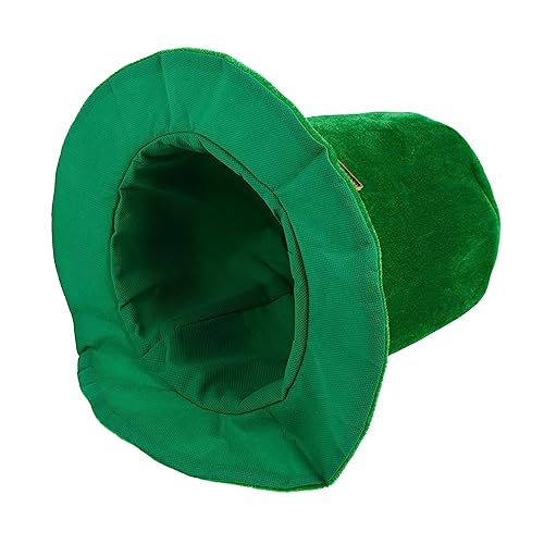 BESTYASH 1stk Grüner Showhut Angepasster Hut Regenhut Docker-kappe Festliche Weihnachtsmützen Schirmmütze Kappen Schiebermützen Herren Schwarze Kappe Grüner Hut Velours-tops Green Samt von BESTYASH