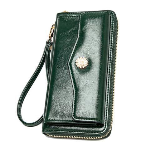 BESTYASH 1stück Große Damen Geldbörse Elegante Handtasche Aus Hochwertigem Leder Große Kapazität Multifunktionale Clutch Mit Reißverschluss Und Handgelenkband Für Täglichen Gebrauch von BESTYASH