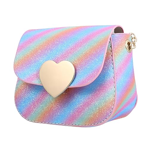 BESTYASH 1stück Retro Pu Umhängetasche Für Mädchen Modische Schultertasche Mit Herz-Design Für Party Shopping Und Alltag Vielseitig Einsetzbar Als Crossbody Oder Schultertasche von BESTYASH