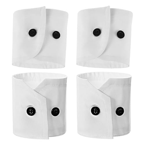 Elegante Abnehmbare Manschetten FüR Damen, 2 Paar Dekorative Spitzenbesatz ÄRmel, Weiß, FüR Blusen Und Hemden, Modische Armlinge Elegante Abnehmbare Manschetten FüR Damen, 2 Paar Dekorative Spitzenbesatz ÄRmel, Weiß, FüR Blusen Und Hemden, Modische Armlinge von BESTYASH