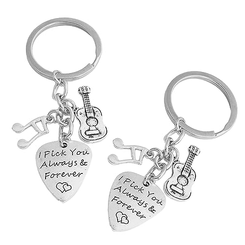 BESTYASH 2 STK Schlüsselanhänger auswählen Gürtel Versprechensring für Paare Auto schlüssel Halter beutelclips beutelklammer Mehrzweck-Anhänger aufwändige Autoanhänger Zinklegierung Silver von BESTYASH