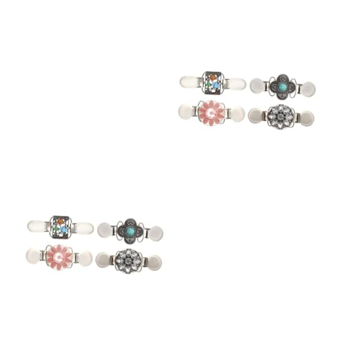 BESTYASH 8stücke Vintage Brosche Clip Für Frauen Retro Strickjacken Schalclips Für Pullover Kleider Umhänge Stilvolle Accessoires Für Jeden Anlass von BESTYASH