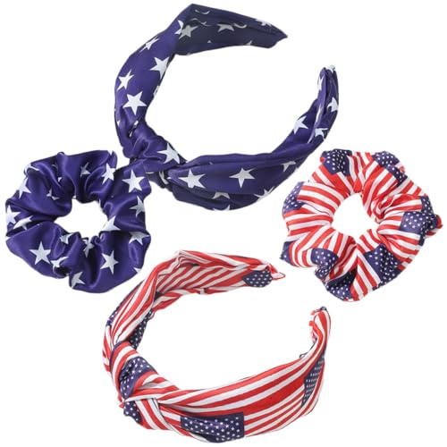 BESTYASH 2sätze Carnival Haarschmuck Von Modischen Rutschfesten Kopfbedeckungen Mit Amerikanischem Flaggen-design Für Partys Und Festliche Anlässe Für Frauen Und Mädchen von BESTYASH