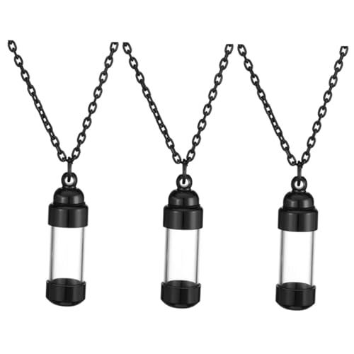 BESTYASH 2 Stk Zu Öffnende Halskette Universeller Diffusor Aromatherapie-diffusor-halskette Urnen Halsanhänger Gedenkkette Cinerary Schatulle Halsketten Für Frauen Erinnerungsschmuck Glas von BESTYASH