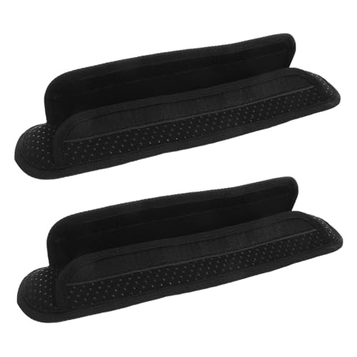 BESTYASH 2 Stück Atmungsaktive Rutschfeste Schultergurtpolster Verlängerte Gepolsterte Komfortauflagen für Rucksack Daypack Sling Bag Druckentlastend Abnehmbar für Lange Tragezeiten von BESTYASH