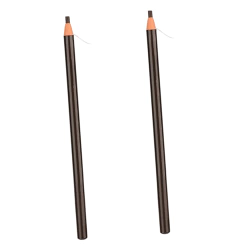 BESTYASH 2stücke Wasserfester Augenbrauenstift Aus Tragbarer Augenbrauenmarker Für Frauen Lang Anhaltendes Augenbrauen-make-up Wischfester Eyeliner-stift Mit Peeling-off-funktion von BESTYASH