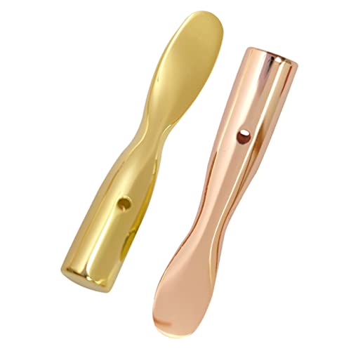 BESTYASH 2 Stück Augencreme Löffel Metall für Augenmassage Ergonomisch für Effektive Hautpflege und Anwendung für Augenringe und Falten Gold Roségold BESTYASH 2 Stück Augencreme Löffel Metall für Augenmassage Ergonomisch für Effektive Hautpflege und Anwendung für Augenringe und Falten Gold Roségold von BESTYASH