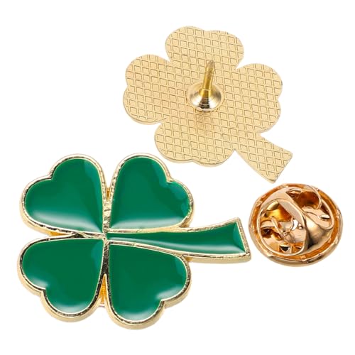 BESTYASH 2 Stück Kleeblatt-brosche Glückliches Vierblättriges Revers Für Frauen Irischer Festivalschmuck Grüne Blattbrosche Für Party Geburtstag Urlaub St Patricks Day BESTYASH 2 Stück Kleeblatt-brosche Glückliches Vierblättriges Revers Für Frauen Irischer Festivalschmuck Grüne Blattbrosche Für Party Geburtstag Urlaub St Patricks Day von BESTYASH