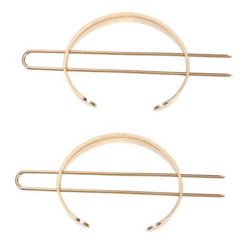 BESTYASH 2 Stück Damen Haarschmuck aus Metall Semikreis Haarnadel für Hochsteckfrisuren Haarspangen für Hochzeiten Partys und Besondere Anlässe von BESTYASH