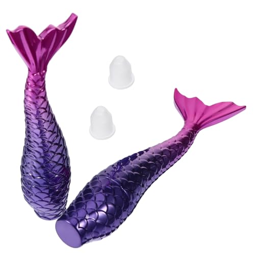 BESTYASH 2 Stück Eyeliner Schwarz Gel Flasche Braue nachfüllbare Tuben Plastik von BESTYASH