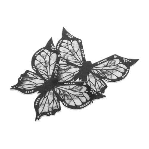 BESTYASH 2 Stück Eyeliner-Vorlage Gesicht Eyeliner-Stift Blau -Schablonen für Augen Form Lidstrich Augenlinienschablone Flügel-Stempel Make-up-Schablone Kieselgel Schwarz von BESTYASH