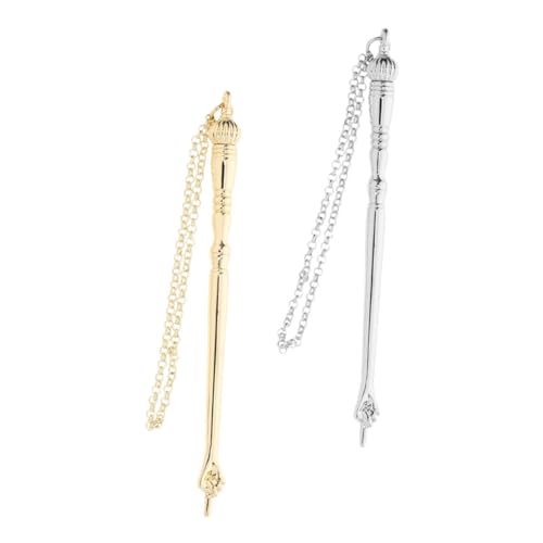 BESTYASH 2stücke Handzeiger Für Bibel Eleganter Jüdischer Schriftrollenzeiger Aus Metall Mit Kette Für Lesen Von Torastücken Für Bar Mitzvah Und Religiöse Feiertage von BESTYASH