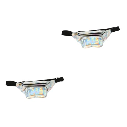 BESTYASH 2 Stück Gürteltasche Transparente Tasche Outdoor Hüfttasche Modische Hüfttasche Multifunktionale Hüfttasche Mädchen Hüfttasche Mädchen Tasche Zubehör Strandtasche von BESTYASH