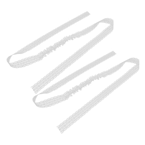 BESTYASH 2stücke Elastische Haargummis Mit Romantischem Spitzen-design Für Zöpfe Und Verschiedene Frisuren Für Frauen Und Mädchen Als Für Jeden Anlass von BESTYASH