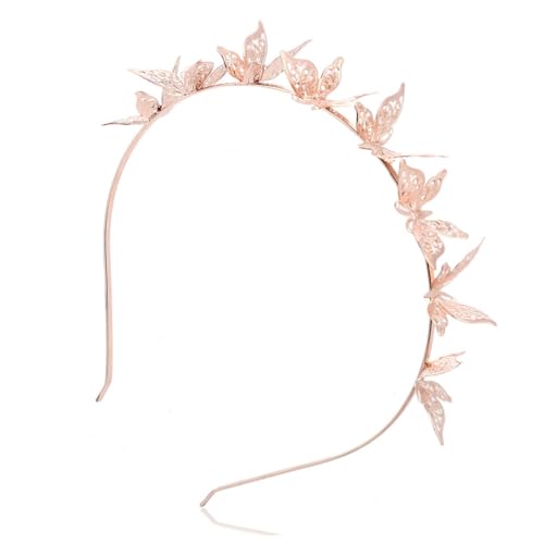 BESTYASH 2 Stück Haarreifen mit Stereoskopen Roségold Dekorative Haarband für Partys und Besondere Anlässe Accessoires für Junggesellenabschiede von BESTYASH
