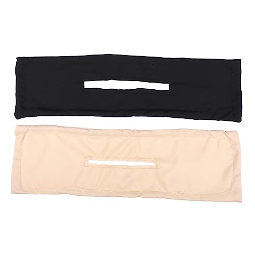 BESTYASH 2 Stück Haarstyling Haarnadel Ohrpolster Baumwolle Für Brillen Stirnband Lockiges Haar Dünne Stirnbänder Für Damen Haarstyling Locken Dutt Maker Volumen Haarspangen Dutts Haarband von BESTYASH