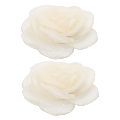 BESTYASH 2stücke Blumen Zum Anklipsen Für Schuhe Aus Seidenstoff Elegante Schuhdekoration Abnehmbare Blumenschuhschnallen Blumenschuhzubehör Sandalenverzierung Schuhdekorationszubehör Blume von BESTYASH