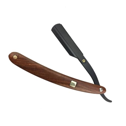 BESTYASH 2 Stück Holzgriff Manuelle Rasierer Vintage Rasierer für Herren für Barbershops und Friseursalons Sicher und Einfach im Gebrauch Kompakt und Tragbar von BESTYASH