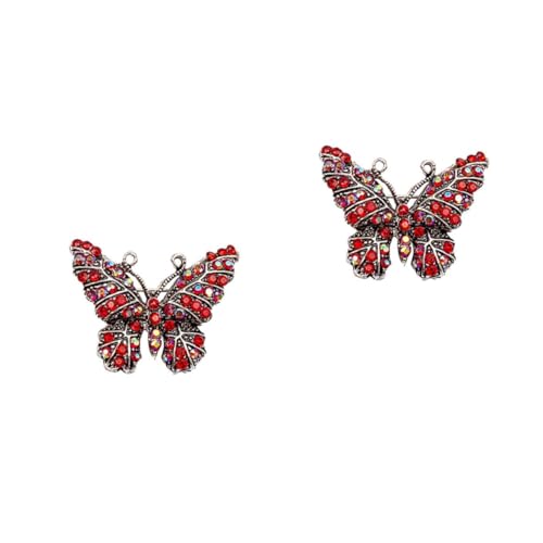 BESTYASH 2stücke Retro Rhinestone Schmetterlings Brosche Für Damen Elegante Corsage Anstecknadel Für Kleidung Accessoire Für Kleider Und Blusen Wasserfest Und Stylisch von BESTYASH
