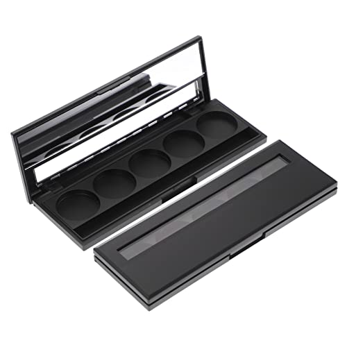 BESTYASH 2stücke Schwarze Lidschattenpalette Leer Für Lidschatten Puder Make-up-zubehör Mit Großem Fassungsvermögen Organizer von BESTYASH