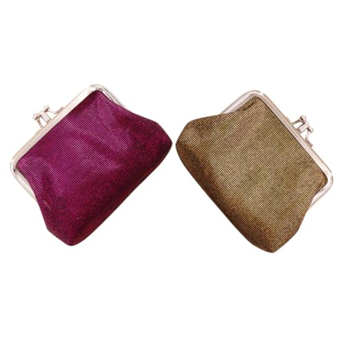 BESTYASH 2stücke Damen Münzbeutel Aus Pu Leder Portemonnaie Für Lippenstift Und Schmuck Für Reisen Und Alltag Und Kompakt Und Leicht von BESTYASH