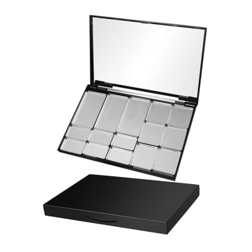 BESTYASH 2stücke Leere Magnetische Lidschatten Palette Kosmetikbehälter Mit Spiegel Diy Make-up Organizer Für Lidschatten Lippenstift Und Pudersorten von BESTYASH