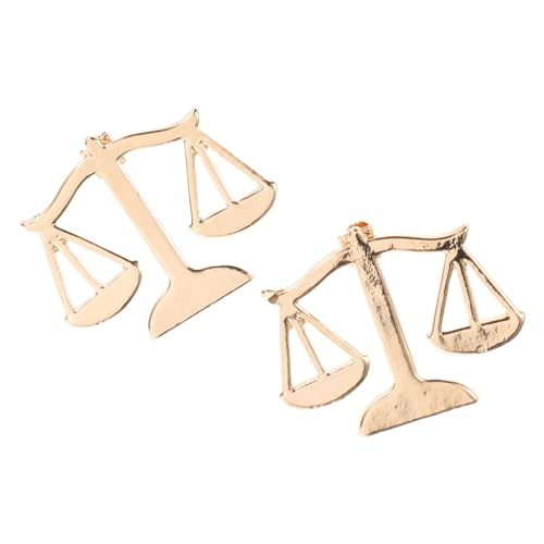 BESTYASH 2 Stück Metall Anstecknadeln für Männer Justiz Symbol Design Lapel Pin aus Legierung Elegante Anstecker für Anzug Jacke Hemd als Juristenbrosche und Kleidungsaccessoire von BESTYASH