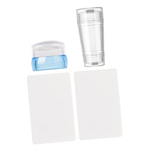 BESTYASH 2 Stück Nagelkunst Stempel Transparente Silikon Nagelstempel mit Schaber für Maniküre und Pediküre Langlebig und Einfach zu Bedienen für DIY Nageldesigns BESTYASH 2 Stück Nagelkunst Stempel Transparente Silikon Nagelstempel mit Schaber für Maniküre und Pediküre Langlebig und Einfach zu Bedienen für DIY Nageldesigns von BESTYASH