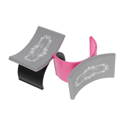BESTYASH 2 Stück Nail Art Handkissen Nagellack Ergonomische Maniküre Nägel Arm Nagelkissen Handauflage Zubehör Kissen Nageltischmatte Auto Mittelkonsolenabdeckung Nagelständer von BESTYASH