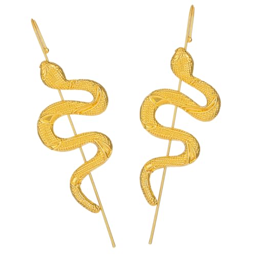 BESTYASH 2 Stück Punk Snake Ear Cuff Ohrclips für Damen Stylischer Ohrschmuck Piercing Komfortable Auffällige Ohrklemme im Coolen Design Langlebiges Material Modisches Accessoire BESTYASH 2 Stück Punk Snake Ear Cuff Ohrclips für Damen Stylischer Ohrschmuck Piercing Komfortable Auffällige Ohrklemme im Coolen Design Langlebiges Material Modisches Accessoire von BESTYASH