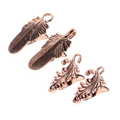 BESTYASH 2 Stück Retro Legierung Cardigan Verschlüsse Vielseitige Schal Clips für Kleider Umhänge Tragbare Modeaccessoires von BESTYASH