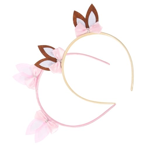 BESTYASH 2stücke Bunny Ohren Haarreifen Für Mädchen Niedliche Cosplay Haarschmuck Für Geburtstagsfeiern Und Festivals von BESTYASH