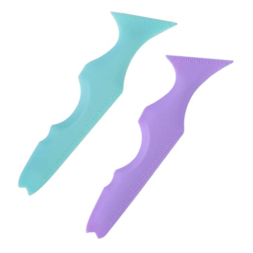 BESTYASH 2stücke Silikon Eyeliner Schablone Mehrzweck-augen-make-up-werkzeug Für Eyeliner Und Lidschatten Vorlage Ergonomischer Griff Für Anfänger Und Profis von BESTYASH