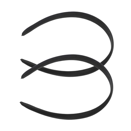 BESTYASH 2stücke Schwarzes Elastisches Stirnband Aus Samt Dünne Schmale Stirnbänder Für Frauen Und Mädchen Einfach Und Bequem Haarschmuck Zum Selbermachen von BESTYASH