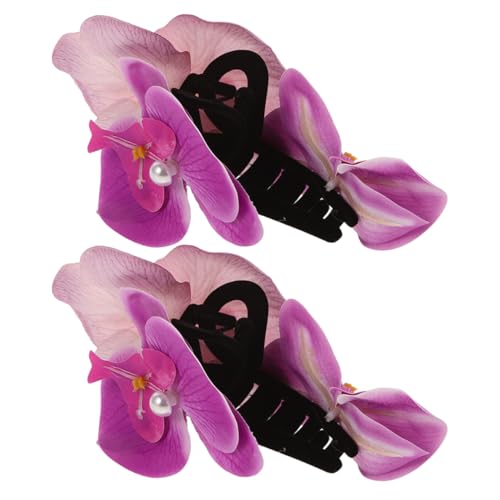 BESTYASH 2stücke Blumenhaarklammern Für Dünnes Und Dickes Haar Dekorative Blumen-krallenspangen Haarschmuck Für Damen Blumenclips Als Accessoires Für Verschiedene Anlässe von BESTYASH
