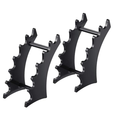 BESTYASH 2 Stück Stifthalter Halter für Bleistiftständer Halter für Augenbrauenstifte Acryl Black von BESTYASH